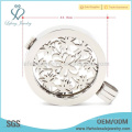 Charming small flower floating coin locket, professional locket manufacturer